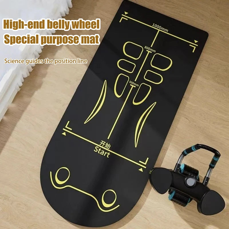 THE AB ROLLER GUIDE MAT